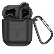 Hoco Bluetooth Headset  ES32 Plus Original TWS μαύρο & μαύρη σιλικόνη θήκη