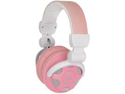 TREVI DJ 628 HI FI STEREO headphones pink color