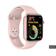 DW35 1.75 inch Full Screen IP67 Waterproof Smart Watch Heart Rate Monitor / Bluetooth Call (Pink) 6922053699482
