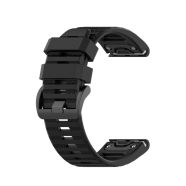 Silicone strap for Garmin Fenix ??6 22mm black color