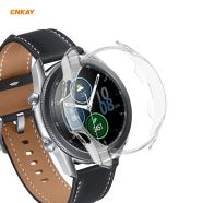For Samsung Galaxy Watch 3 45mm ENKAY Hat-Prince ENK-AC8207 2 in 1 Protective Matte PC Case + 0.2mm 9H 2.15D Curved Edge Tempered Glass