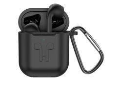 Hoco Bluetooth Headset  ES32 Plus Original TWS μαύρο & μαύρη σιλικόνη θήκη