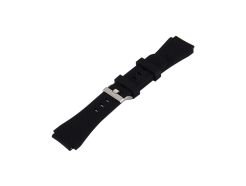 For Samsung Gear S3 Classic Smart Watch Silicone Watchband, Length: about 22.4cm(Black) 