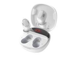 Baseus Encok wireless headphones NGWM01P-02 WM01 Plus, Bluetooth 5.0 (white)