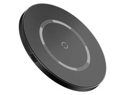 Baseus magnetic wireless Qi charger 15 W (MagSafe compatible for iPhone) black (WXJK-E01)