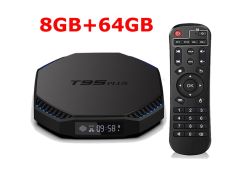 TV Box T95 Plus 8K UHD με WiFi 8GB RAM και 64GB Αποθηκευτικό Χώρο με Λειτουργικό Android 11.0 