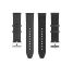 20mm silicone leather strap for Huawei Watch GT 2 42mm black