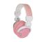 TREVI DJ 628 HI FI STEREO headphones pink color