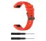 Silicone strap for GARMIN Fenix ??5 22 mm orange color