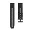 For Garmin Fenix 6 22mm Silicone Smart Watch Replacement Strap Wristband(Black)