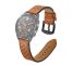 22mm For Huawei Watch GT2e / GT2 46mm Plum Blossom Hole Leather Strap (Brown)