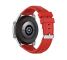 For Samsung Galaxy Watch 3 45mm / Gear S3 22mm Silicone Replacement Strap Watchband (Red