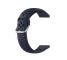For Galaxy Watch 3 45mm Silicone Sports Solid Color Strap, Size: Free Size 22mm (Dark Blue)