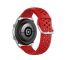 For Galaxy Watch 3 45mm Silicone Sports Solid Color Strap, Size: Free Size 22mm (Red)
