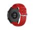 For Huawei Watch GT 46mm / 42mm / GT2 46mm 22mm Clasp Solid Color Sport Wrist Strap Watchband (Red)