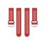 For Huawei Watch GT 46mm / 42mm / GT2 46mm 22mm Clasp Solid Color Sport Wrist Strap Watchband (Red)
