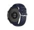 For Huawei Watch GT 46mm / 42mm / GT2 46mm 22mm Clasp Solid Color Sport Wrist Strap Watchband (Dark Blue)