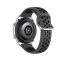 For Galaxy Watch 3 45mm Silicone Sports Two-tone Strap, Size: 22mm (Coal Black)