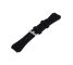For Samsung Gear S3 Classic Smart Watch Silicone Watchband, Length: about 22.4cm(Black) 