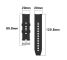 For Amazfit GTS 2e / GTS 2 20mm Silicone Replacement Strap Watchband with Silver Buckle (Black)