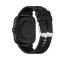 For Amazfit GTS 2e / GTS 2 20mm Silicone Replacement Strap Watchband with Silver Buckle(Black) 