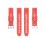 For Amazfit GTS 2e / GTS 2 20mm Silicone Replacement Strap Watchband with Silver Buckle (Red)