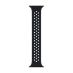Elastic Silicone Watchband For Apple Watch Series 6 & SE & 5 & 4 40mm/3&2&1 38mm, Length:135mm(Black)