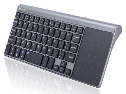 KEYBOARD WITH TOUCHPAD TRACER TOCAR RF 2.4 GHZ 46723 Gray