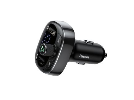 Baseus T typed Bluetooth MP3 charger with car holder (CCALL-TM01) μαύρο χρώμα 