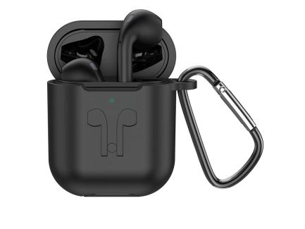 Hoco Bluetooth Headset ES32 Plus Original TWS black & black silicone case