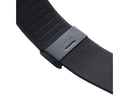 Milanese Stainless Steel Strap with Black 38mm Fastening for Apple Watch