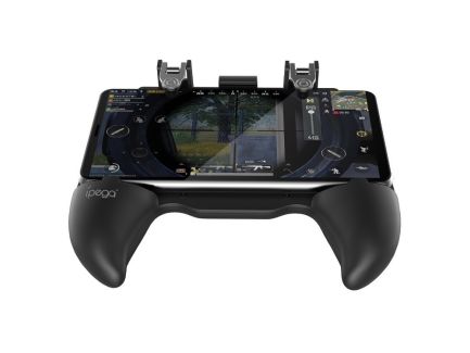 ipega PG-9117 Shooting Mobile Game Retractable Game Controller, Compatible with Mobile Phone Width: 65-80mm(Black)