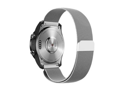 22mm For Huawei Watch GT2e GT2 46mm Milanese metal strap (Silver)