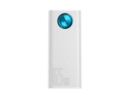 Baseus Power Bank 30000mAh Amblight 4xUSB + USB Type C PD 3.0 QC 3.0 (PPLG-A02) white