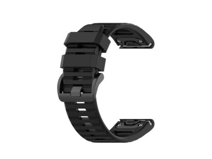 Silicone strap for Garmin Fenix ??6 22mm black color