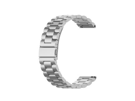 For Galaxy Watch 3 45mm Three Stainless Steel Straps Disassemble The Meter & Ears, Size: 22mm (Silver)