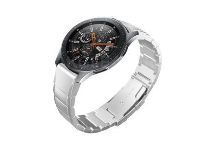 22mm For Huawei Watch GT2e GT2 46mm A Stainless Steel Strap with Turtle Back Buckle (Silver)