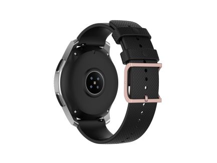 For Samsung Galaxy Watch3 45mm / Galaxy Watch 46mm 22mm Dot Texture Wrist Strap (Black)