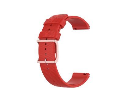 For Samsung Galaxy Watch3 45mm / Galaxy Watch 46mm 22mm Dot Texture Wrist Strap (Red)