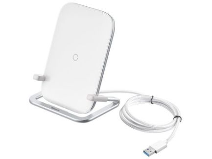 Baseus Induction Charger Rib with stand (WXPG-02) WHITE