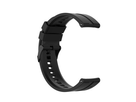 Λουράκι Σιλικόνης για Huawei Watch GT / GT2 (46mm) μαύρο χρώμα
