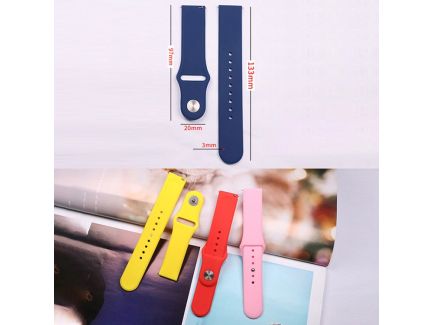 22mm For Huami Amazfit GTS Silicone Replacement Strap Watchband(Girly Pink)