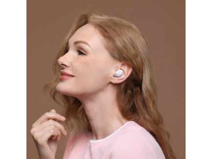 Baseus Encok wireless headphones NGWM01P-02 WM01 Plus, Bluetooth 5.0 (white)
