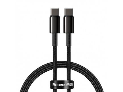 Baseus Tungsten Gold Cable Type-C to Type-C 100W 1m (black) CATWJ-01