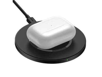 Baseus magnetic wireless Qi charger 15 W (MagSafe compatible for iPhone) black (WXJK-E01)